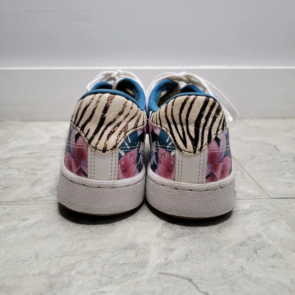 Jurassic Park x Reebok Club C 85 'Dennis Nedry' White Floral Sneakers GW0213